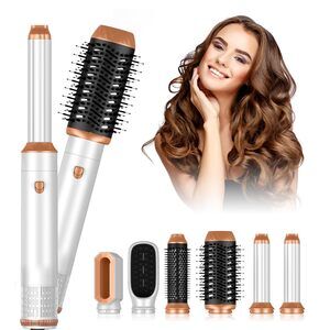 Yitrust 6 in 1 Hair Dryer Brush- Air Curler & Straightener